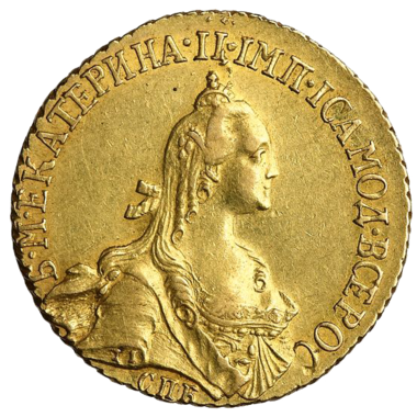 5 рублей 1769 года