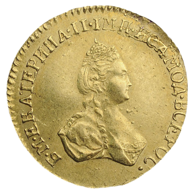 Золотой 1 Рубль 1779 года
