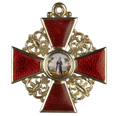 Знак ордена Святой Анны
