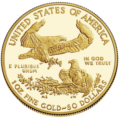 50 долларов 2008 года «Американский Орёл». США