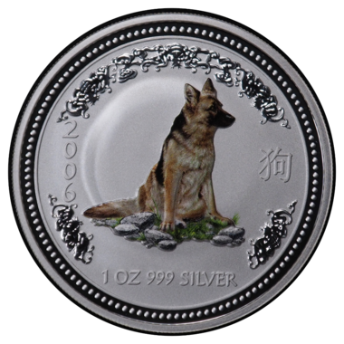 1 доллар 2006 года «Год Собаки. Лунар». Цветная. Австралия