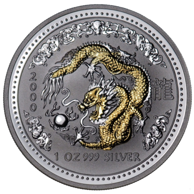1 доллар 2000 года «Год Дракона. Лунар». Австралия