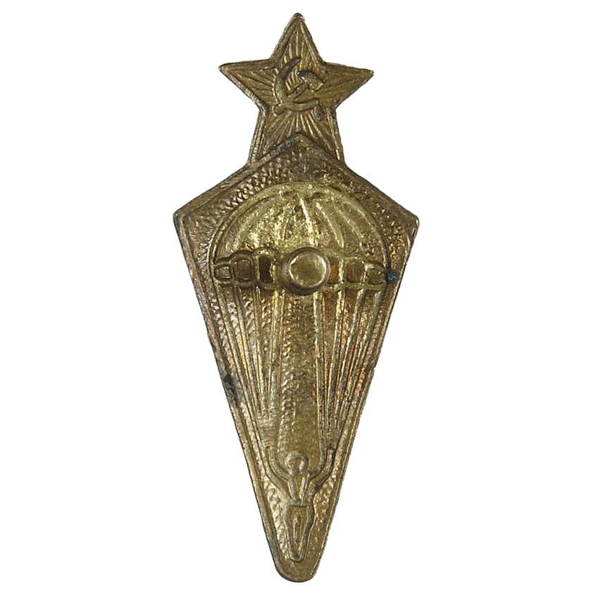Знак парашютиста. 1936 год. Бронза. Эмаль