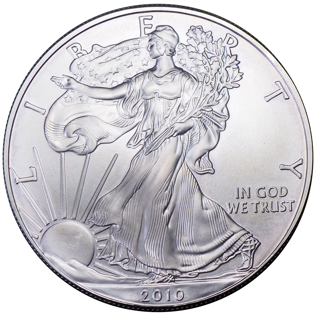 1 доллар 2010 года «Liberty» («Американский орел / Шагающая свобода»). США