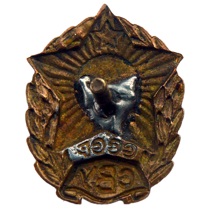 Знак «СССР СВУ». 1958 год. Латунь. Эмаль