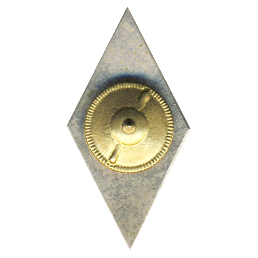 Знак «РВВДКУ». 1987 год. Латунь. Эмаль