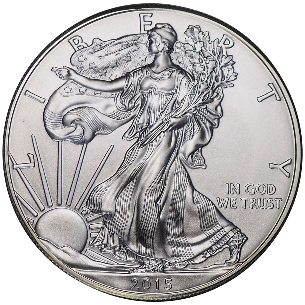 1 доллар 2015 года «Liberty» («Американский орел / Шагающая свобода»). США
